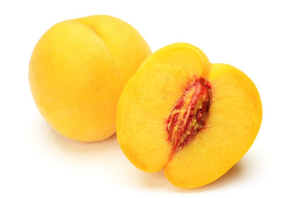 Organic Peaches Clingstone Yellow Tray